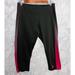 Adidas Pants & Jumpsuits | Adidas Climalite Black And Pink Cropped Leggings Women's Size M Activewear | Color: Black/Pink | Size: M