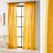 Anthropologie Accents | Anthropologie Stitched Linen Curtain Panel 50 X 96 | Color: Yellow | Size: 50x96