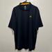 Adidas Shirts | Adidas Active 360 Polo Shirt Men's Size Xl Navy Blue Short Sleeve Golf Shirt | Color: Blue/Yellow | Size: Xl