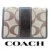 Coach Accessories | Coach Brown 'C' Pattern Id And Credit Card Case | Color: Brown | Size: Os