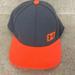Under Armour Accessories | Euc Under Armour Gray Orange Brim W/Logo Baseball Cap Adjustable Hat Barely Worn | Color: Gray/Orange | Size: Os