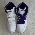 Nike Shoes | Nike Women’s Air Jordan 1 High Og ‘Court Purple’ Size 7.5 | Color: Purple/White | Size: 7.5