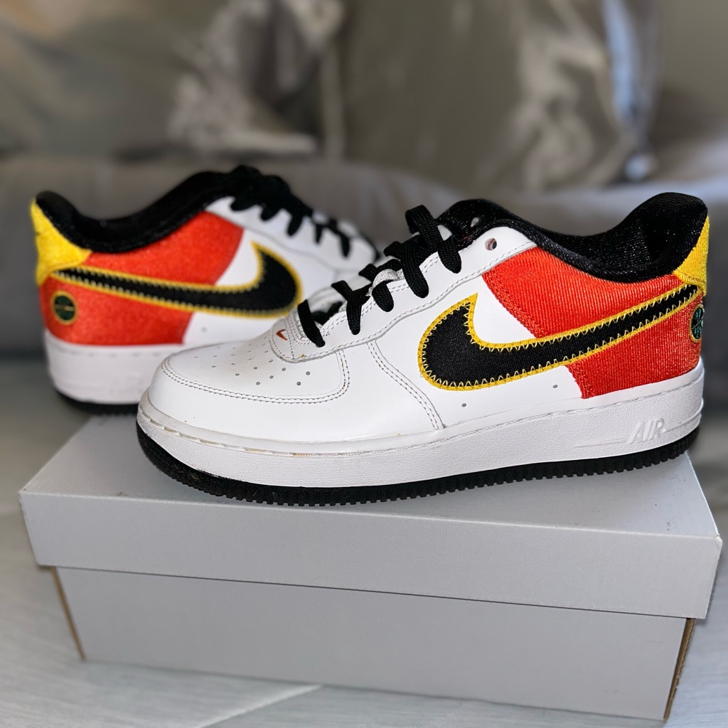 Nike Shoes | 2021 Nike Air Force 1 Lv8 1 (Gs) | Color: Black/White | Size: 8