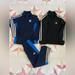 Adidas Matching Sets | Adidas Boys Jacket & Pants Tracksuit | Color: Black/Blue | Size: 5b