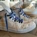 Nike Shoes | Air Jordan 1 Mid Se | Color: Blue/Cream | Size: 9.5