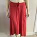 Athleta Skirts | Athleta Large Orange Summer Casual Beach Boho Midi Skirt | Color: Orange | Size: L