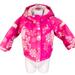 Columbia Jackets & Coats | Columbia Pink & White Floral Zip Up Hooded Winter Jacket Toddler Girls Size 2t | Color: Pink/White | Size: 2tg