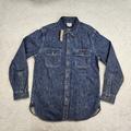 J. Crew Shirts | J Crew X Every Stitch Considered Trademark Work Shirt Chambray Button Shirt Usa | Color: Blue | Size: M