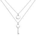 Smart Jewel - Schmuckset 2x Anhänger, jeweils mit Kette, Silber 925 Ketten Silber Damen