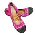 Anthropologie Shoes | 2/25 Leifnotes Anthropologie Dip Dye Suede Flats Shoes Slip-On Eu 38 | Color: Brown/Pink | Size: 38eu