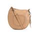 Anthropologie Bags | Anthropologie Chic! Genuine Leather Beige Multi-Function Crossbody Bag | Color: Cream/Tan | Size: Os