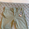 Anthropologie Jeans | Anthropologie Slim Straight Ankle Denim, Size 32p | Color: Green | Size: 32p