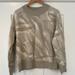 Athleta Sweaters | Athleta Jacquard Textured Crew Sweater Merino Wool Size Medium M Euc | Color: Cream/Tan | Size: M