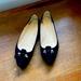 Nine West Shoes | Black Velvet Flat | Color: Black | Size: 8.5