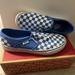 Vans Shoes | Classic Slip-On Checkerboard Shoe | Color: Blue | Size: 8.5