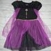 Disney Dresses | Disney Frozen Anna Dress Size L 10-12 | Color: Black/Purple | Size: 10-12