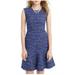 J. Crew Dresses | J. Crew A-Line Multicolor Tweed Dress - Size 2 | Color: Blue | Size: 2