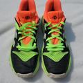 Adidas Shoes | Adidas Bounce High Tops | Color: Green/Orange | Size: 11