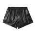 Burberry Shorts | Burberry Carol Leather Shorts | Color: Black | Size: 0