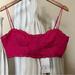 Zara Tops | Brand New Nwt Zara Hot Pink Crop Bralette Top In Size Large 2800/342 | Color: Pink | Size: L
