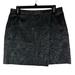 J. Crew Skirts | J. Crew Paisley Textured Mini Skirt Womens Size 4 Black | Color: Black | Size: 4