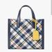 Kate Spade Bags | Kate Spade New York Tweed Manhattan Plaid Small Tote Nwt | Color: Blue/White | Size: Os