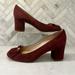 Kate Spade Shoes | Kate Spade Burgundy Fringe Heels Size 7 | Color: Red | Size: 7