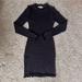 Michael Kors Dresses | Michael Kors Knit Bodycon Desss Long Sleeve | Color: Black/Blue | Size: Xxs