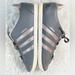 Adidas Shoes | Adidas Women’s Size 7.5 Neo Vs Canejo Rose Gold Stripes Sneakers | Color: Gold/Tan | Size: 7.5
