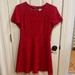 J. Crew Dresses | Jcrew Red Lace Lined Short Sleeve Dress | Color: Red | Size: 6