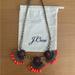 J. Crew Jewelry | J Crew Crystal Cz And Beaded Statement Necklace | Color: Gold/Orange | Size: Os