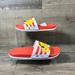 Adidas Shoes | Adidas Adilette Comfort | Color: Orange/White | Size: 5