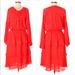 Anthropologie Dresses | Anthropologie Sunday In Brooklyn Red Tiered Dress, S. | Color: Red | Size: S
