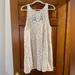 Free People Dresses | Free People White Lace Mini Dress, Size L | Color: White | Size: L