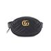 Gucci Bags | Gucci Gg Marmont Belt Bag Waist Pouch Leather Black | Color: Black | Size: Os