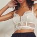 Free People Intimates & Sleepwear | Free People Layer In Lace Bustier Corset Bra Top White Lace Extra Small Xs Nwt | Color: White | Size: Xs