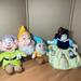 Disney Toys | Disney’s Snow White & Seven Dwarves Vintage Plush Bundle Bashful Dopey Lot | Color: Blue/Green | Size: Osg