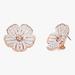 Kate Spade Jewelry | Kate Spade Glistening Petals Earrings In Gold Metal, White And Pink | Color: Gold/White | Size: Os