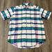 Polo By Ralph Lauren Shirts | Mens Polo Ralph Lauren Size M Short Sleeve Button Down Plaid Blaire Oxford Shirt | Color: Blue/White | Size: M