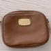 Michael Kors Bags | Michael Kors Small Crossbody Tote Bag Tan Pebbled Leather Gold Hardware | Color: Brown/Tan | Size: Os