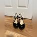 Nine West Shoes | Nine West Black Wedges Shoes 6.5 | Comfortable | Color: Black | Size: 6.5