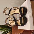 Jessica Simpson Shoes | Jessica Simpson Satin Heels | Color: Black | Size: 6
