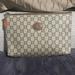 Gucci Bags | Authentic Vintage Rare Gucci Plus Travel Cosmetic Bag | Color: Cream/Tan | Size: 11x8x3