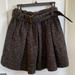 Burberry Skirts | Burberry Brit Pleated, Skater Skirt With Belt, Size 6, Euc, Pockets, Gorgeous! | Color: Black/Brown | Size: 6