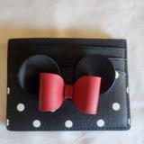 Kate Spade Bags | Disney X Kate Spade New York Minnie Mouse Card Holder | Color: Black/Red | Size: Os