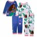 Disney Pajamas | Disney Ariel Mermaid Character Kids Youth Girls 4-Piece Cotton Pajama Set | Color: Blue/Green | Size: Various