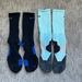 Nike Underwear & Socks | Lot Of 2 Men's Xl 12-15 Nike Hyper Elite Basketball Dri Fit Crew Socks Blue | Color: Blue | Size: Xl