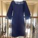 Lilly Pulitzer Dresses | Lilly Pulitzer, True Navy Sheath Dress. Size 10 | Color: Blue | Size: 10