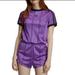 Adidas Pants & Jumpsuits | Adidas Originals Purple Jumpsuit Romper Active | Color: Black/Purple | Size: S