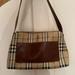 Burberry Bags | Burberry Brown Haymarket Check Zip Shoulder Bag | Color: Brown | Size: Os